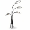 Vloerlamp met drie verstelbare lampenkappen van metaal 70 x 20 x 180cm