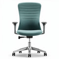 Bureaustoel met ergonomisch ontwerp van stof in groen 45 x 60 x 95cm