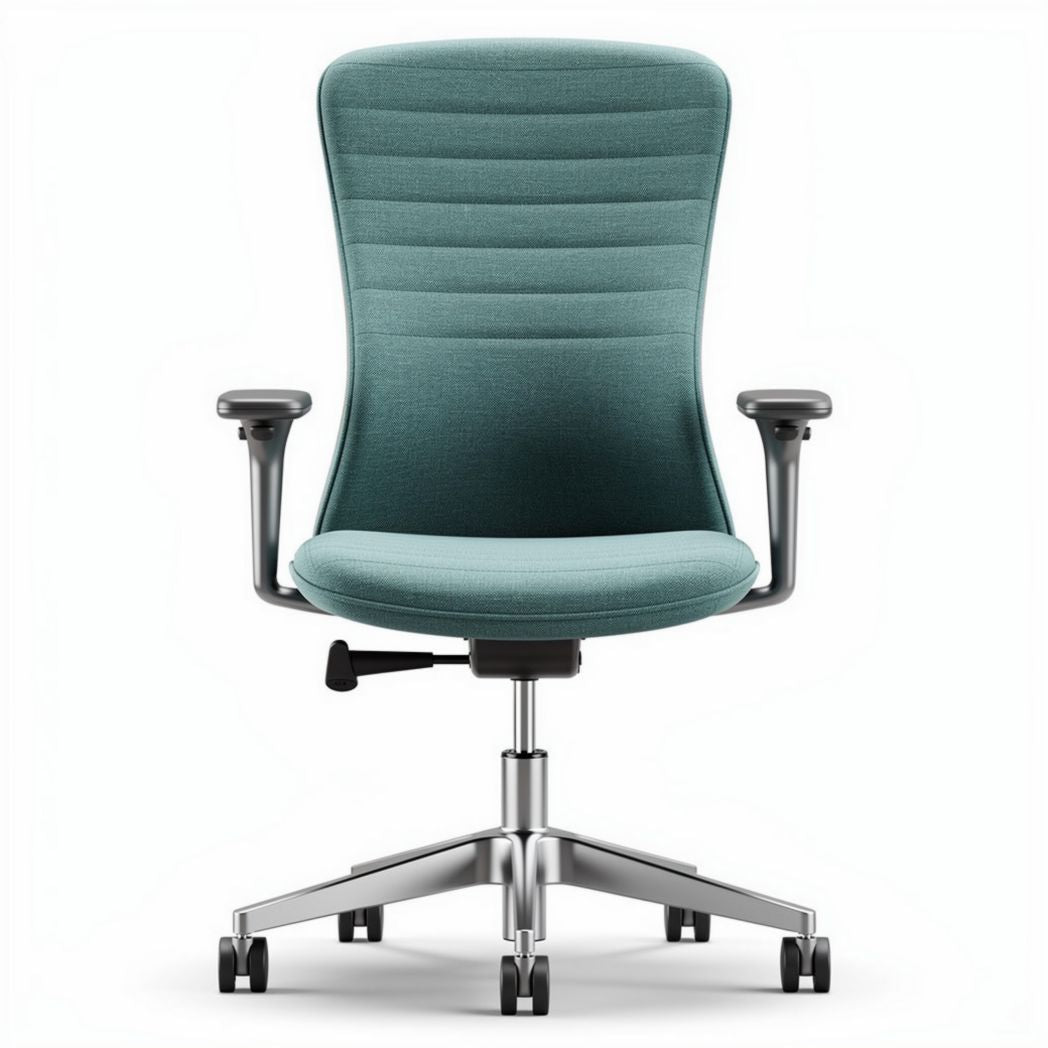 Bureaustoel met ergonomisch ontwerp van stof in groen 45 x 60 x 95cm