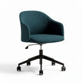 Bureaustoel met draaifunctie van stof in groen met afmetingen 60 x 60 x 85cm